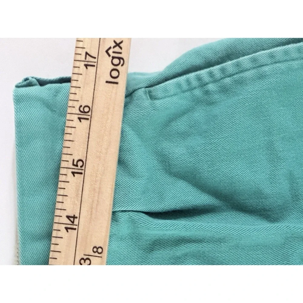 Vtg Polo Ralph‎ Lauren Shorts Mens 34 Green Pleated Chino 8 In Preppy